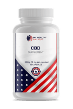 Load image into Gallery viewer, CBD Capsules – CBD Supplement 300mg (30 capsules)